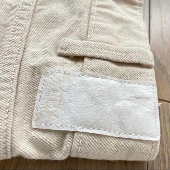 ZARA| High Waist Mom Denim Shorts - Picture 3 of 11